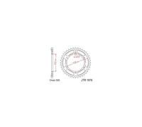 Couronne Acier compatible avec Suzuki-compatible avec Yamaha - 525-43 Dents - Similaire JTR1876 - Made in Germany