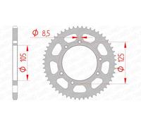 Couronne acier standard 47103 - 420