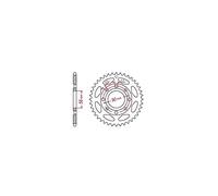 Esjot 15001 428 Rear Sprocket Argenté 45t
