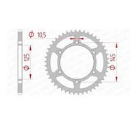 Couronne AFAM 47 dents acier standard pas 520 type 12305 n/a G