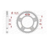 Afam Couronne arrière 14604 Argenté 47 dents