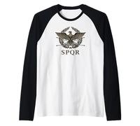 Couronne Aigle Romain et Laurier Senatus PopulusQue Romanus Manche Raglan