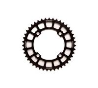 Couronne alu 4 vis dia Box Two 6061 104mm 3/32" Noir