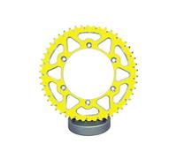 Couronne Alu Tt Suzuki Jaune - 520 - 53 Dents - Similaire Jta808 - Made In Germany