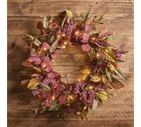 Couronne Automne-Hiver Pré-éclairée de 50 cm