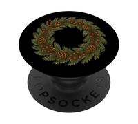 Couronne avec cônes et Baies PopSockets PopGrip Adhésif