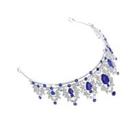 Couronne Baroque de Princesse en Alliage et Cristaux pour Mariage | Diadème Élégant, Éclat Façon Diamant, Usage Mariage et Quinceañera, pour Sœurs et Famille