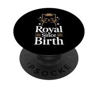 Couronne Boujee Cat Fancy Spoiled Rich Energy Glam Sassy Posh PopSockets PopGrip Adhésif