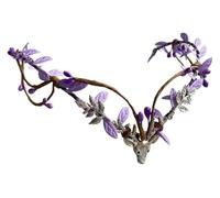 Couronne Couronne à oreilles d'elfe, pierres précieuses synthétiques multicolores(ELF027)