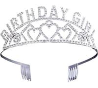 Couronne Couronne diadème Bandeaux de mode Couronn Couronne diadème baroque élégant for femmes, accessoires de cheveux for fête de mariage et filles(Silver)