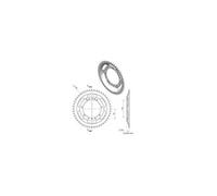 Couronne cyclo 22 adapt. 103 rayons 48dts (d94) 11 trous