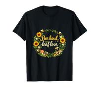 Couronne d'abeille en Forme de Feuille d'amour Tournesol T-Shirt