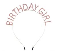 Couronne d'anniversaire, couronne d'anniversaire pour fille, bandeau d'anniversaire pour adulte, strass bling princesse, accessoire pour décoration de fête (D)