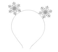 Couronne D'anniversaire de Flocons de Neige Bandeaux de Flocons de Neige Blancs Bandeaux de Flocons de Neige pour Les de Fête de