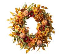 Couronne d'automne Artificielle | Couronne De Porte d'automne De Ferme De Thanksgiving, Décor Artificiel Fleurs Fête pour Salon Chambre Jardin | Décoration Thanksgiving Porche Cheminée