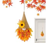 Couronne d'automne | Couronne Saison Automnale Artificielle - Décoration Festive Lutin pour Porte Mur Cuisine Porche Fête des Moissons