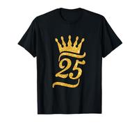 Couronne de 25 ans Princesse Reine des 25 ans Anniversaire T-Shirt