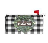 Couronne de Bienvenue 05 Couvertures de boîte aux Lettres Enveloppes magnétiques Couverture de boîte aux Lettres Décoration de Jardin pour la Maison