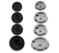 Couronne de BrûLeur Universelle Capuchon de Flamme Four CuisinièRe Gaz pour CDA Couronne de Capuchon de BrûLeur de Flamme S'Adapte
