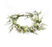 Couronne de cheveux de fleurs de Style bohémien for femmes, élégant, fait à la main, simulation de couronne de marguerite, couvre-chef de photographie