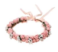 Couronne de cheveux fleur fée pour Festival ou Mariage | Pinces à cheveux polyvalentes et élégantes for femmes, accessoires de photographie(Champagne)
