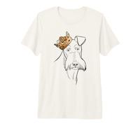 Couronne de Chien Wire Fox Terrier T-Shirt Haut de Gamme