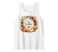 Couronne de Citrouille d'automne So Thankful Débardeur