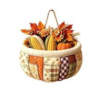 Couronne de Citrouilles d'automne Décoration Festive de Récolte avec Corde