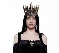 Couronne de Corbeau Sombre Halloween Couronne Décorative Gothique Femme