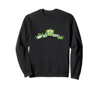 Couronne de Couleur Verte - 5 Graphiques Verts Sweatshirt