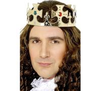 Couronne De Couronnement Du Roi Accessoire De Costume Royal Pour Adultes