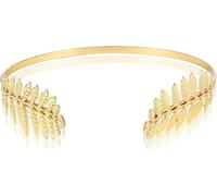 Couronne de déesse réglable avec feuille d'or et feuille en métal délicat - Accessoire de cheveux élégant pour femme, L, Métal non précieux, Pas de gemme