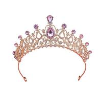 Couronne De Diadème For Cheveux En Alliage Avec Strass En Cristal, Diadème De Mariée Bon Marché, Bandeau D'anniversaire Et De Mariage Délicat Confortable(C2)
