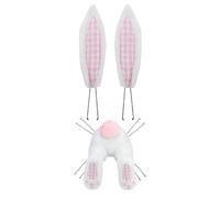 Couronne De Fesses Lapin - Charmant Décor Printemps, Décors Mignons, Cintre Pâques, Ornement Accent Ferme | Accessoire Vacances Suspendre Pour Affichage Saisonnier Fête Murale Intérieure Et Extérieure