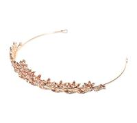 couronne de feuille de diamant couronne de filles bandeau de fleurs décor de bal hair charms hair toppers fete décoration mariage décors de cheveux de mariée bandeau filles alliage Healeved