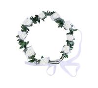 Couronne de fleurs artificielles, Bandeau couronne de fleurs marguerite tournesol, multicolore, for fête nuptiale, mariage(Yellow)