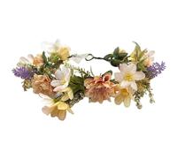 Couronne de fleurs de mariée pour guirlandes de fleurs de mariage, couronne de cheveux, pour créer un beau look pour les fêtes et les photos