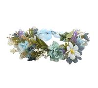 Couronne de fleurs de mariée pour guirlandes de fleurs de mariage, couronne de cheveux, pour créer un beau look pour les fêtes et les photos