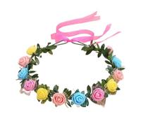 Couronne de fleurs de mariée pour mariage, guirlandes florales, couronne de cheveux, bandeaux de fleurs pour femmes