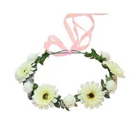 Couronne de fleurs de mariée pour mariage, guirlandes florales, couronne de cheveux, bandeaux de fleurs pour femmes