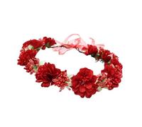 Couronne de fleurs de mariée pour mariage - Pour créer un beau look pour les fêtes et les photos - Guirlande de fleurs pour femme