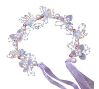 Couronne de fleurs élégante Bandeau orné d'épingles à cheveux délicates et confortables Les petits