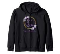 Couronne de Fleurs « He is Risen » Réjouissez-Vous de la résurrection Sweat à Capuche