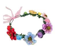 Couronne de fleurs pour mariage, guirlandes de fleurs, couronne de cheveux, créer un beau Look pour les fêtes et les Photos, bandeaux en tissu