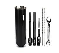 Couronne de forage 50 mm, longueur utile 200 mm avec codage Sds Plus, 220 mm, Sds max 220 mm, codage hexagonal 110 mm, pointe de centrage 10 x 240 mm, pour maçonnerie