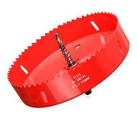 Couronne de forage de 170mm, Scie Cloche pour Bois, Foret Circulaire Bi-métal pour Placoplatre, Plastique, UPVC, Fibre de Verre