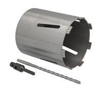 Couronne de forage diamant pour béton Longueur utile 180 mm Embout SDS plus et foret de centrage