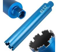 Couronne de Forage Diamantée Ø152 mm,1 ¼" UNC,Longueur Disponible 400 mm,Scie Cloche Diamant avec Segments Soudés au Laser,Foret Diamant pour Carotteuse pour Béton,Maçonnerie,Pierre,Granit