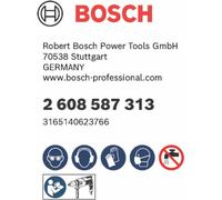 Couronne de forage diamantée à sec Bosch G 1/2 pouce, 22 mm, 350 mm, 3, 7 mm 2608587313