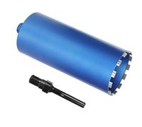 Couronne de forage diamantée carottier pour perceuse à carottage avec turbo, incl. SDS-max, 1 1/4", Ø 112 mm, longueur totale 460 mm, foret diamant sec et humide, couronne de forage diamant, couronne